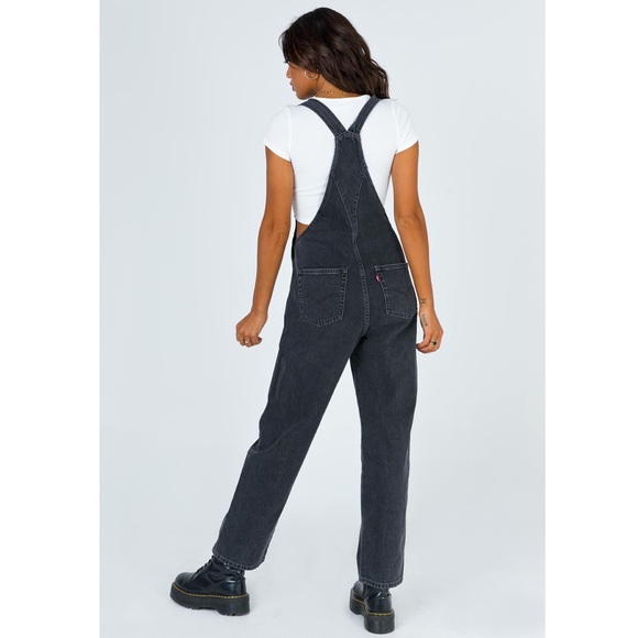 NWT Levi’s Vintage Denim Overalls In Black Market - Picture 9 of 13